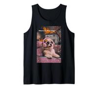 Psicodélico, ¿qué Haces para ganarte la Vida? Hago, mi Mejor Perro Trippy Camiseta sin Mangas