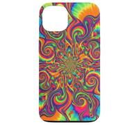 Psicodélico Tie Dye Remolino Arco Iris Trippy Hippie Boho Carcasa para iPhone 13