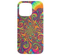 Psicodélico Tie Dye Remolino Arco Iris Trippy Hippie Boho Carcasa para iPhone 15 Pro MAX