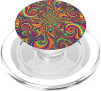 Psicodélico Tie Dye Remolino Arco Iris Trippy Hippie Boho PopSockets PopGrip para MagSafe