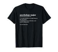 Psicología Definición Principal Diccionario Estudiante Universitario Camiseta