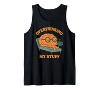 Psicología divertida Pensamiento excesivo Terapia Psiquiatría Camiseta sin Mangas