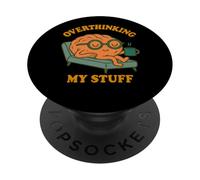 Psicología divertida Pensamiento excesivo Terapia Psiquiatría PopSockets PopGrip Adhesivo
