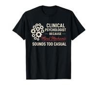Psicólogo clínico Salud Mental Orgullo Rorschach Cerebro Camiseta