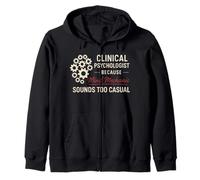 Psicólogo clínico Salud Mental Orgullo Rorschach Cerebro Sudadera con Capucha