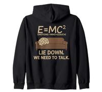 Psicólogo E=MC² Terapia Couch Freud Psicoterapeuta Sudadera con Capucha