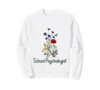 Psicólogo Escolar Ramo Naturaleza Abeja Educativo Divertido Sudadera