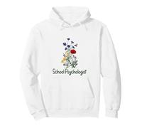 Psicólogo Escolar Ramo Naturaleza Abeja Educativo Divertido Sudadera con Capucha