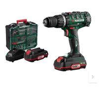 PSIDE Parkside PABS 20-Li G8 - Taladro atornillador (20 V, 2 en 1, con 2 baterías, cargador, juego de accesorios, atornillador inalámbrico