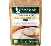 Psilio Rubio BIO 200g | Cáscaras Pureza Max 99% | 88% Fibra, Sin Gluten