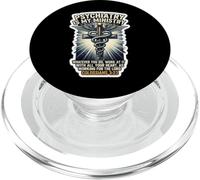 Psiquiatra Cristiano La psiquiatría es mi Ministerio versículo bíblico PopSockets PopGrip para MagSafe