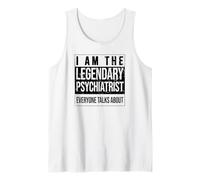 Psiquiatras Nacido de cumpleaños Psiquiatra Camiseta sin Mangas