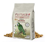 Psittacus High Protein 3 kg | Pienso Completo para Amazonas, Cacatúas y Cotorra de Kramer | Alimento Premium para Aves, 100% no-GMO