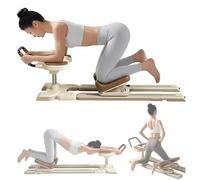 PSKJHN Crawling Machine, Entrenador De Abdominales Multifuncional con 3 Niveles De Altura Ajustables, Máquina De Reptación Fitness - 74 Cm De Gateo, Spine Twist & Stretch Trainer