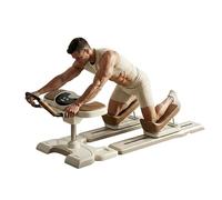 PSKJHN Crawling Training Machine, Spine Twist & Stretch Trainer, Máquina De Abdominales - 3 Niveles De Altura Ajustables Y Temporizador LED - Equipo De Entrenamiento, Capacidad De Peso 100Kg
