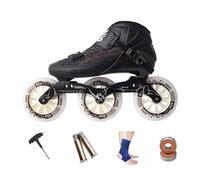 PSKJHN Patines En Línea Adulto Profesionale para Hombre Mujer, Patines De 3 Ruedas - Ruedas De Alta Velocidad, Chasis De Aluminio, Fibra De Carbono, Forro Transpirable, Diseño para Fitness Y Carreras