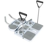 PSKJHN Pilates Board Plegable, Reformer Pilates Maquina Multifuncional, Tabla Pilates con Entrenamiento Abdominal, Rebote Automático Y Cuerda De Tensión para Gimnasio En Casa Grey,10.5 * 50 * 72cm