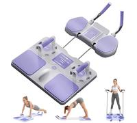 PSKJHN Pilates Board, Tabla De Fitness Multifuncional/Entrenador Abdominal con Retorno Automático Auto-Rebote Y Soporte para Planchas, Reformer Pilates Plegable, Home Gym Equipment
