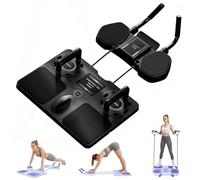 PSKJHN Pilates Board, Tabla De Fitness Multifuncional/Entrenador Abdominal con Retorno Automático Auto-Rebote Y Soporte para Planchas, Reformer Pilates Plegable, Home Gym Equipment