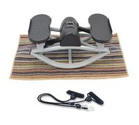 PSKJHN Rock Stepper, Máquina De Step De Fitness para Piernas Y Glúteos, Rocking Stepper Side to Side con Bandas De Resistencia Y Tapete Antideslizante, para Casa Gimnasio Oficina Dormitorio