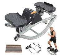 PSKJHN Rock Stepper, Step Lateral Portátil Y Silencioso para Gimnasio Oficina Dormitorio, Maquina De Ejercicios para Casa - Piernas Glúteos Abdomen, Rocking Stepper Side to Side