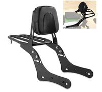 PSLER Almohadilla del Asiento del Respaldo Trasero de la Motocicleta con Portaequipajes para Kawasaki Vulcan S VN650 EN650 S650 2015-2024, Respaldo de Pasajero Sissy Bar