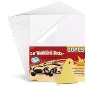 PSLER Aplicador de Parabrisas Soporte Transparente para Ventana Adhesiva para Coche Película Adhesiva Estática para Ventana para Cars 20PCS 4 x 6 inchVinilo Adhesivo Estático