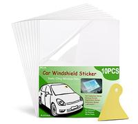 PSLER Aplicador de Parabrisas Soporte Transparente para Ventana Adhesiva para Coche Película Adhesiva Estática para Ventana para Cars 10PCS 4 x 6 inchVinilo Adhesivo Estático