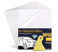 PSLER Aplicador de Parabrisas Soporte Transparente para Ventana Adhesiva para Coche Película Adhesiva Estática para Ventana para Cars 30PCS 4 x 6 inchVinilo Adhesivo Estático