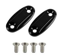 PSLER Bases de Espejos Retrovisores para Motos para CBR500R 650R/F 250RR 900RR 1000RR 600RR 929RR 954RR GPR250R, Base de Las Alas de Viento de Los Espejos Laterales Tapa de Recambio (Negro)