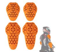 PSLER CE Nivel 2 Codo Hombro Moto Chaqueta Inserto Protectore 4PCS | CE2 Protectores para Moto, con Forro Extraíble,Transpirables, Suaves y Seguros