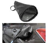 PSLER Cubierta del Cargador del Coche Eléctrico, Cubierta del Enchufe del Cargador EV de Adhesión Magnética para la Mayoría de los Coches Eléctricos, Impermeable Libre Sol UV(Negro)