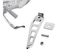 PSLER Kickstands - Accesorios de herramientas de asistencia para motocicleta, kit de extensión de soporte Jiffy para Dyna Street Bob FXDB Fat Bob Low Rider Super Glide Custom 1993-2017, cromado