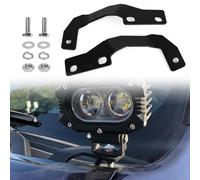 PSLER Kit de soporte de montaje de capó de metal para luz LED/soportes de luz para capó de zanja compatibles con 4Runner 2010-2022