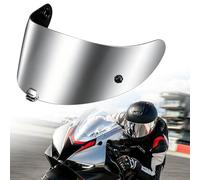 PSLER Pantalla de Casco para HJC RPHA 11 (Pro/Carbon) y RPHA 70 (ST/Carbon), Visera de Repuesto Compatible con HJ-26 HJ-26ST, Anti-arañazos Protección UV, Preparado para Pinlock(Plata)