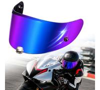 PSLER Pantalla de Casco para HJC RPHA 11 (Pro/Carbon) y RPHA 70 (ST/Carbon), Visera de Repuesto Compatible con HJ-26 HJ-26ST, Anti-arañazos Protección UV, Preparado para Pinlock(Arcoíris)
