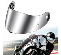 PSLER Pantalla Visera de Casco para Nolan X-Lite X-803 RS Ultra Carbon, X-803, X-802RR, X-802, Visera de Repuesto Anti-Arañazos, Pinlock Ready(Plata)