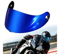 PSLER Pantalla Visera de Casco para Nolan X-Lite X-803 RS Ultra Carbon, X-803, X-802RR, X-802, Visera de Repuesto Anti-Arañazos, Pinlock Ready(Azul Intenso)
