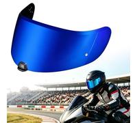 PSLER para HJ-20M Pantalla de Casco Moto Repuesto Compatible con HJC FG-17, IS-17, FG-ST, C70, C70N, Visera Anti-Arañazos con Protección UV, Pinlock Ready(Azul Intenso)