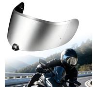 PSLER para HJ-20M Pantalla de Casco Moto Repuesto Compatible con HJC FG-17, IS-17, FG-ST, C70, C70N, Visera Anti-Arañazos con Protección UV, Pinlock Ready(Plata)