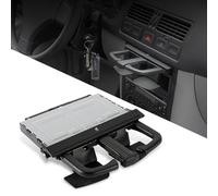 PSLER Portavasos Deslizante para Tablero Delantero para VW Bora Jetta MK4 Rabbit Touareg Audi A3 S3 A4 S4 A5 S5 A6 S6 Q5 Q7 Soporte Plegable para Vasos de Bebidas Accesorios de Coche