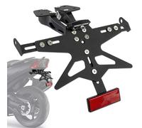 PSLER Soporte para Placa de Matrícula de Motocicleta Accesorios de Motocicleta de Uso General Compatibles con TMAX 530 DX SX 2017-2019 y para TMAX 560 2020-2021(Negro)