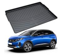 PSLER Vehículo All Weather Waterproof Protector Pad Estera Trasera del Trazador de Líneas del Cargo para 3008 2013 2014 2015 2016 2017 2018 2019 2020 2021 2022 2023