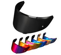 PSLER Visera de Casco para AGV New K3 (E2206),Solo para cascos K3 talla S/M/L Visera Tintada para Casco de Motocicleta Accesorios de Repuesto(Negro Oscuro)