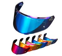 PSLER Visera de Casco para AGV New K3 (E2206), Solo para tamaños de casco K3 S/M/L - Visera de Casco Espejo Visera Teñida Accesorio para Casco de Moto Repuesto (Transparente Azul)