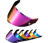 PSLER Visera de Casco para AGV Pista GP RR Pista GPR CORSA-R RACE 3 RACE 2, Visera Tintada para Casco Motocicleta Accesorios de Repuesto(Rojo Rosa Intenso)