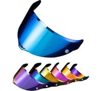 PSLER Visera de Casco para AGV Pista GP RR Pista GPR CORSA-R RACE 3 RACE 2, Visera Tintada para Casco Motocicleta Accesorios de Repuesto(Azul Intenso)