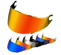 PSLER Visera de Casco para D-Skwal D-Skwal 2 Spartan Visera Tintada para Casco de Motocicleta Accesorios de Repuesto(Rojo Dorado Intenso)