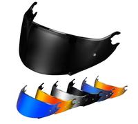 PSLER Visera de Casco para D-Skwal D-Skwal 2 Spartan Visera Tintada para Casco de Motocicleta Accesorios de Repuesto(Negro Oscuro)