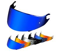 PSLER Visera de Casco para D-Skwal D-Skwal 2 Spartan Visera Tintada para Casco de Motocicleta Accesorios de Repuesto(Azul Intenso)